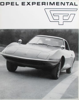 Opel GT Experimental Modelprogram 1967 Carbrochure (8972)